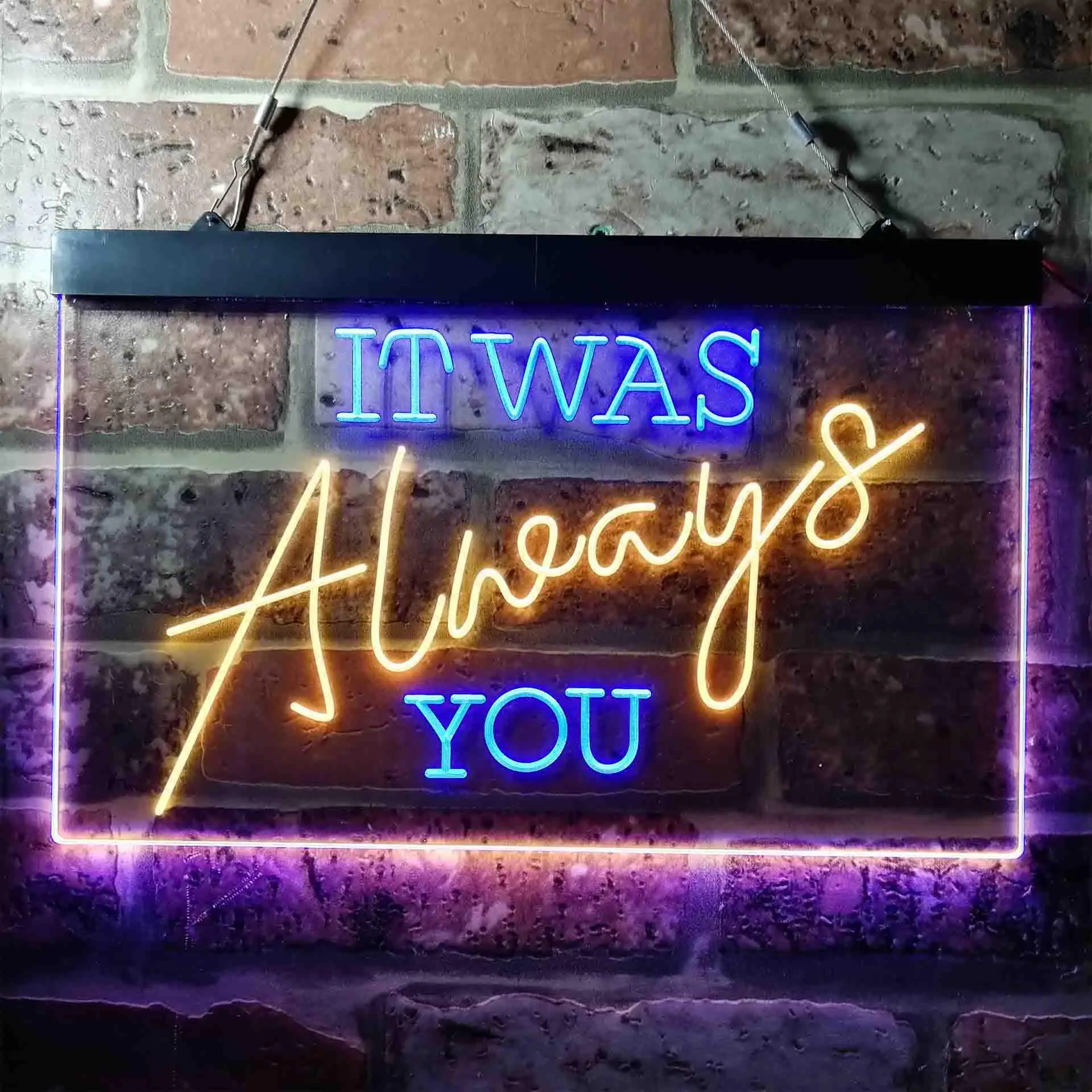 It was Always You Dual Color Led Neon Sign st6-i3696