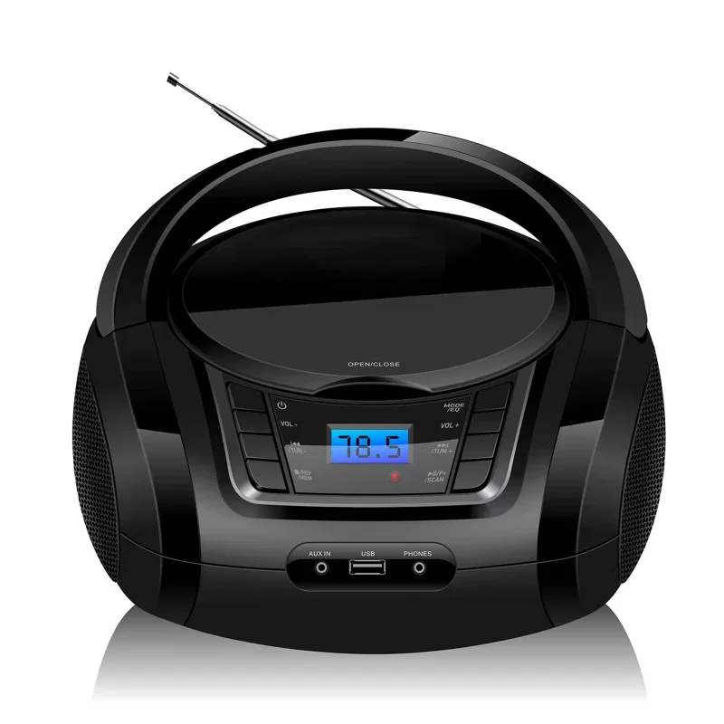 

Заводская цена Портативный компакт-диск с USB и FM-радио