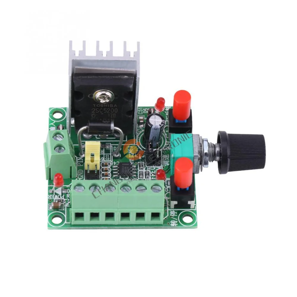 ฟรี Freight Stepper Motor Speed Controller โมดูล PWM Pulse สัญญาณปรับความถี่ความเร็ว82Hz ~ 127KHz