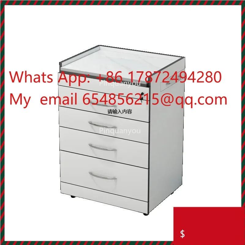 side cabinet special wooden cabinet special storage  salon workbench trolley