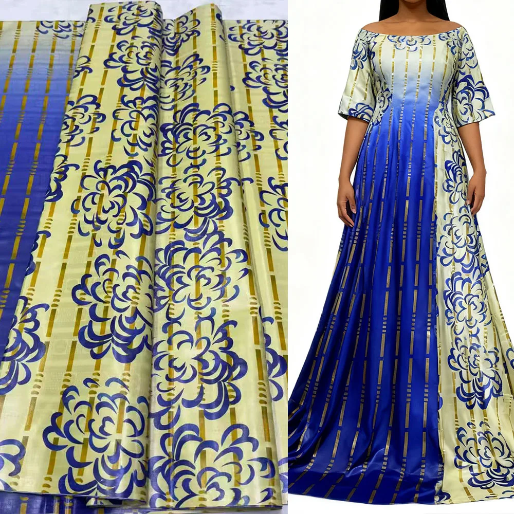 

4Meters Bazan fabric Senegal Negeria bazin riche brocade African Lace fabric for women
