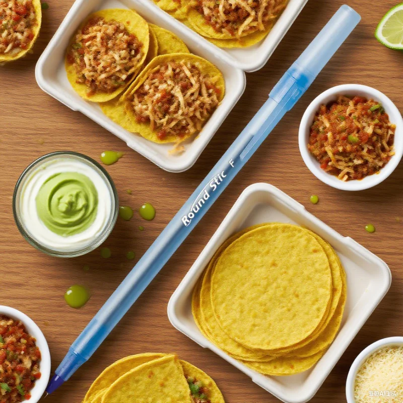 둥근 1.0mm 볼펜 - 부드러운 성능 10개