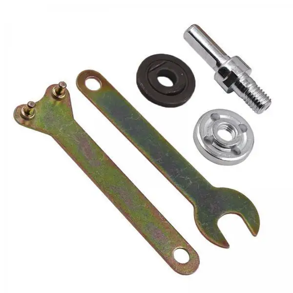 Connecting Rod Drill Arbor Adapter Mandrel 10mm Thread Angle Grinder Converter Set for DIY Metal Grinder and Wood Sanding