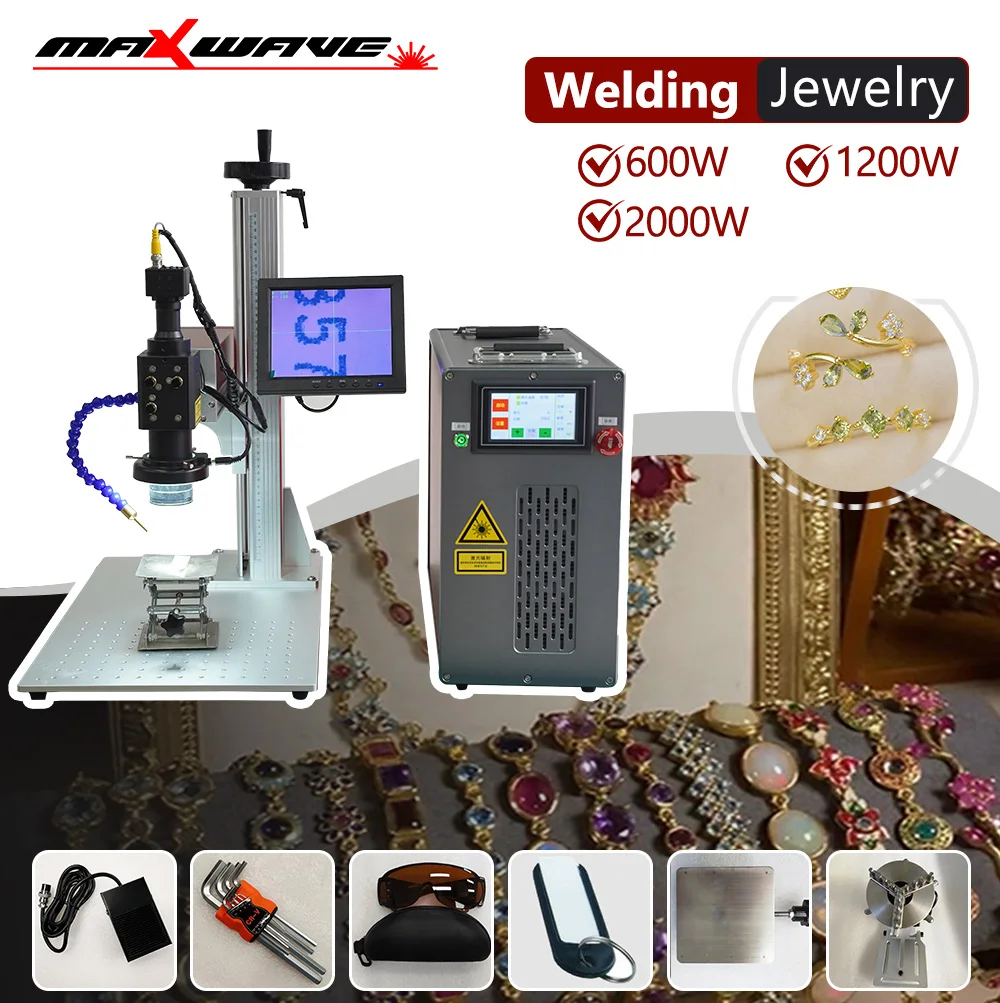 

Fiber Laser Welding Machine Maxwave Professional Mold Welder 200W 300W 500W QCW Pulsed Fiber Lase