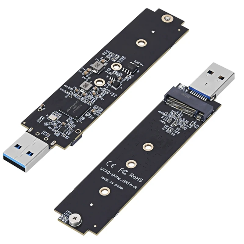 Placa adaptadora inline Nvme PCIE para USB 3.1, Tipo A Módulo M.2, Multi-Função, Conveniente