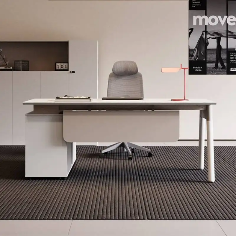 Computer Drawers Office Desks Modern Luxury Standing Gaming Office Desks Computer Corner Mesas De Computador Office Furniture