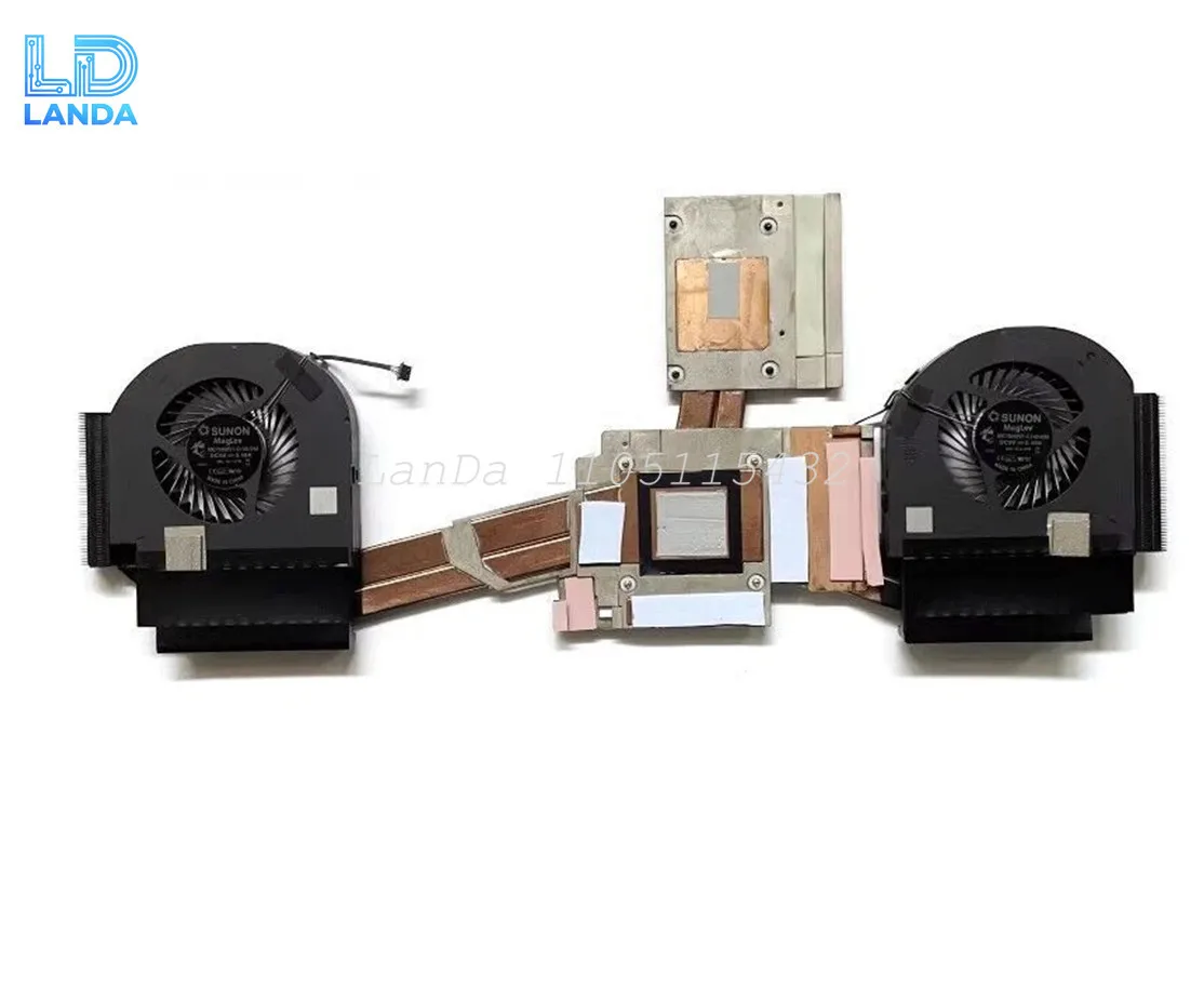 

New For Dell Precision M7740 7740 CPU GPU Cooling Fan With Heatsink NV-256 FHD64