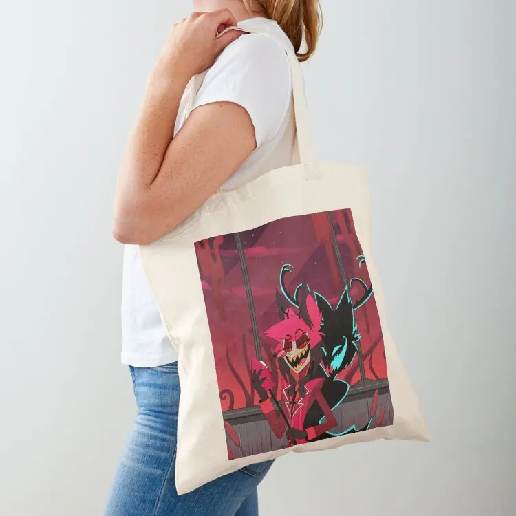 

Alastor and his Shadow Tote Bag tote woman custom the Lady bags