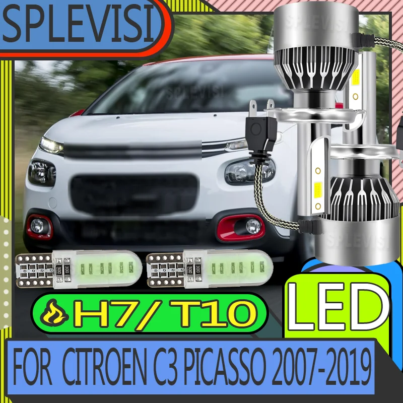 

Enhanced Visibility​ warranty Headlight Low Beam Lights For CITROEN C3 PICASSO 2007 2008 2009 2010 2011 2012 2013 2014 2015-2019