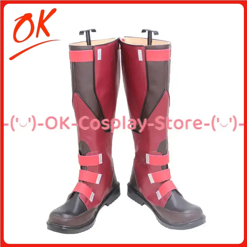 

[На заказ] Капитан Обувь для косплея Аниме Игра Костюм для ролевых игр Реквизит Хэллоуин Карнавал Праздничная вечеринка Сапоги из искусственной кожи