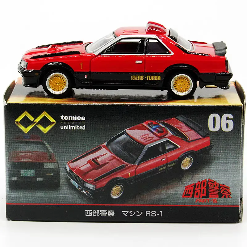 TOMY Tomica Unlimited RX7 Mustang DMC-12 GTR Alloy Diecasts & Toy Vehicles Car Model Miniature Scale Model Car For Children