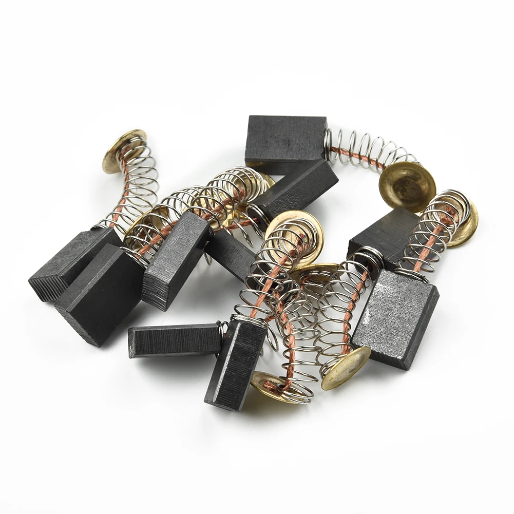 Rotary Accessories Repairing Carbon Brush Parts 6*12*17mm 10pcs Set Electric Tools Motor Replacement Practical