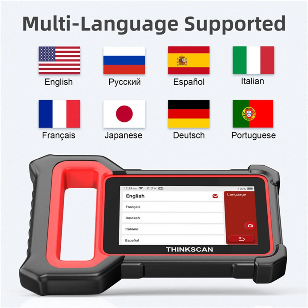 

THINKCAR Thinkscan Plus S7 VS S6 S4 Free Update OBD2 Car Diagnostic Tools Transmission ABS SRS Code Reader Auto OBD 2 Scanner