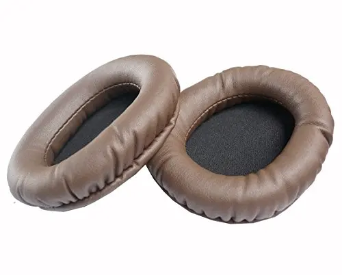 Replacement Ear Pads Repair Parts Compatible with Audio Technica ATH-WS770is ATH-WS770  Headset (Brown)