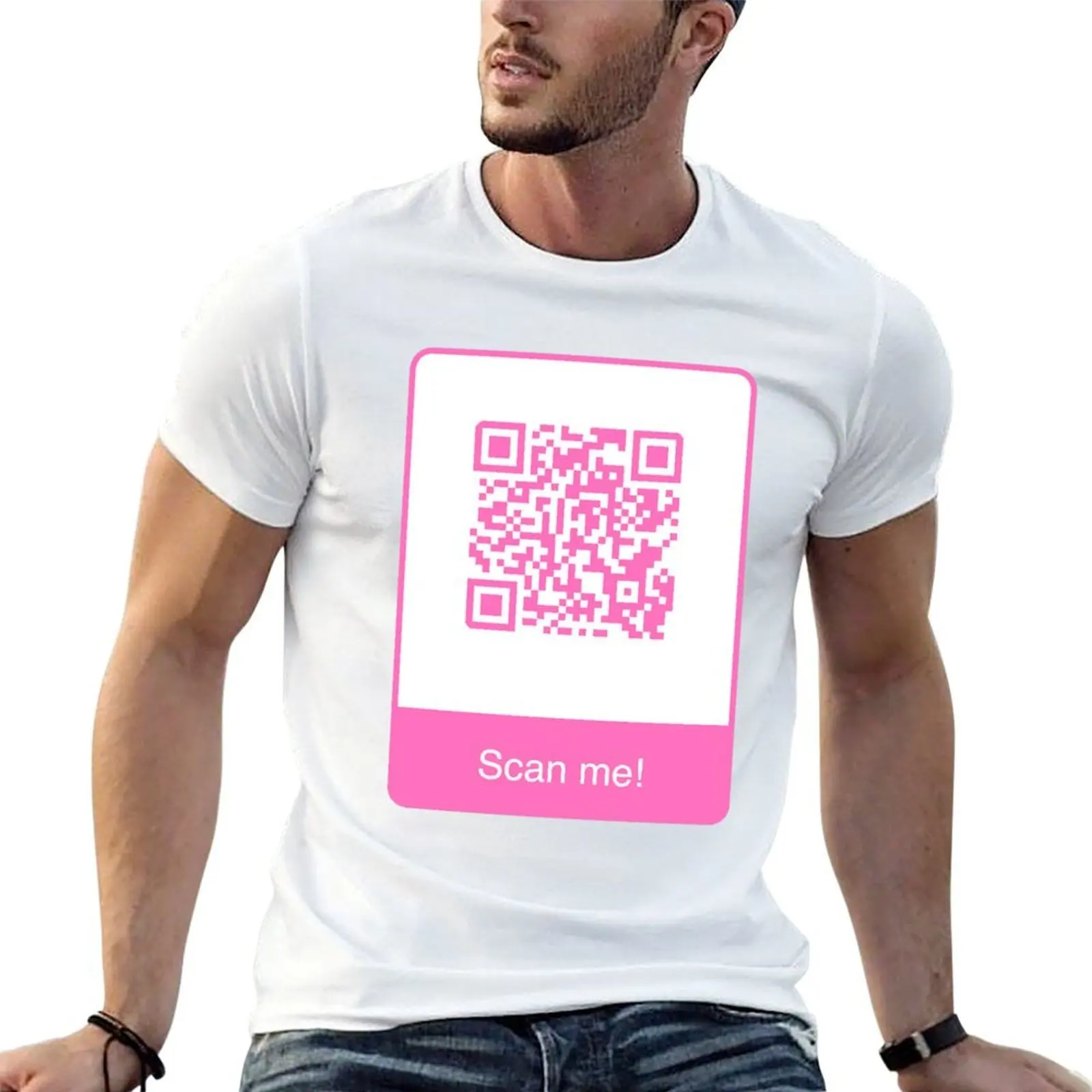 Rick Roll Pink QR T-Shirt Blouse luxury designer sweat shirts, men