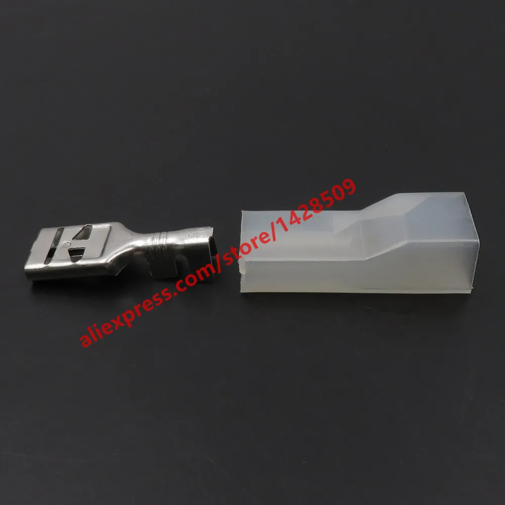 1 Set 1 Pin 9.5mm Automobile Large Current Connector Auto Wiring Socket With Terminal