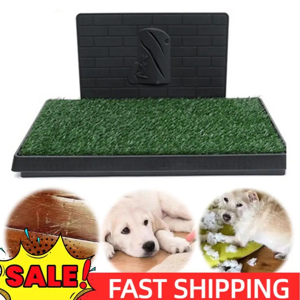 

Подушка для травы для собак с большим подносом Многоразовый горшок для собак в помещении или на крыльце Портативный ящик для собак Идеально подходит для маленьких и средних собак