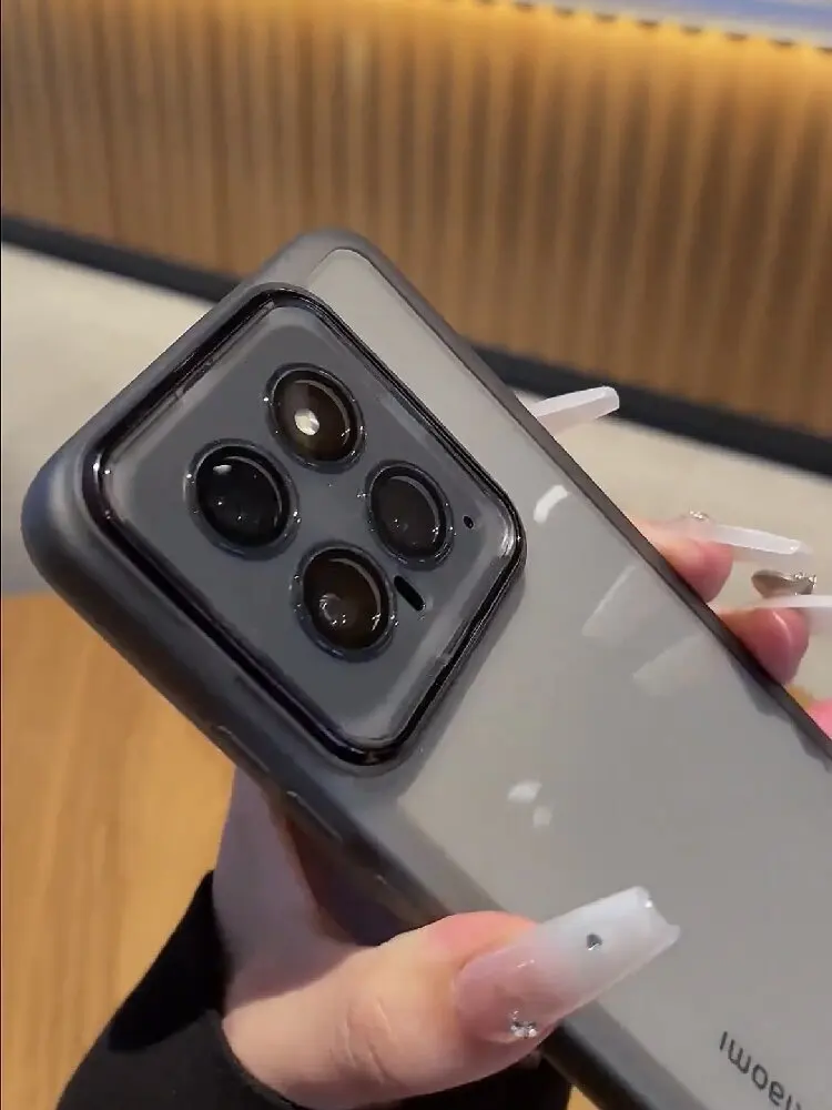 Luxus durchscheinende Silikon hülle für Redmi Note 13 Pro 12 11 10 5g 4g stoß feste Telefon abdeckung Kamera objektivs chutz zubehör