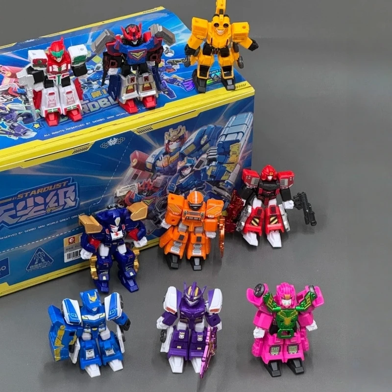 

SEMBO METAL CARDBOT Building Blocks Movable Robot Assembly Toys Animation Peripheral Mini Dolls Desktop Ornaments Birthday Gifts