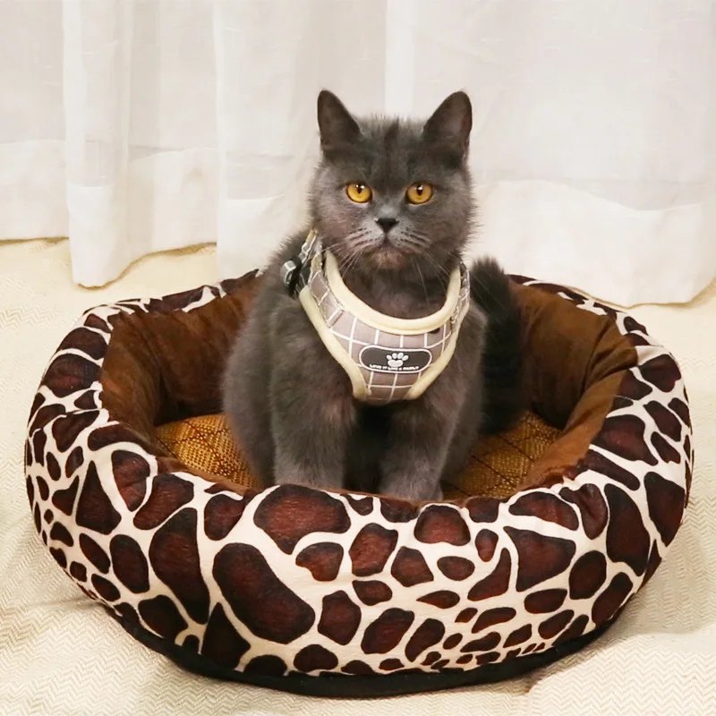 

Four-season universal kennel, summer cat sofa bed, cat litter winter warm closed pet supplies