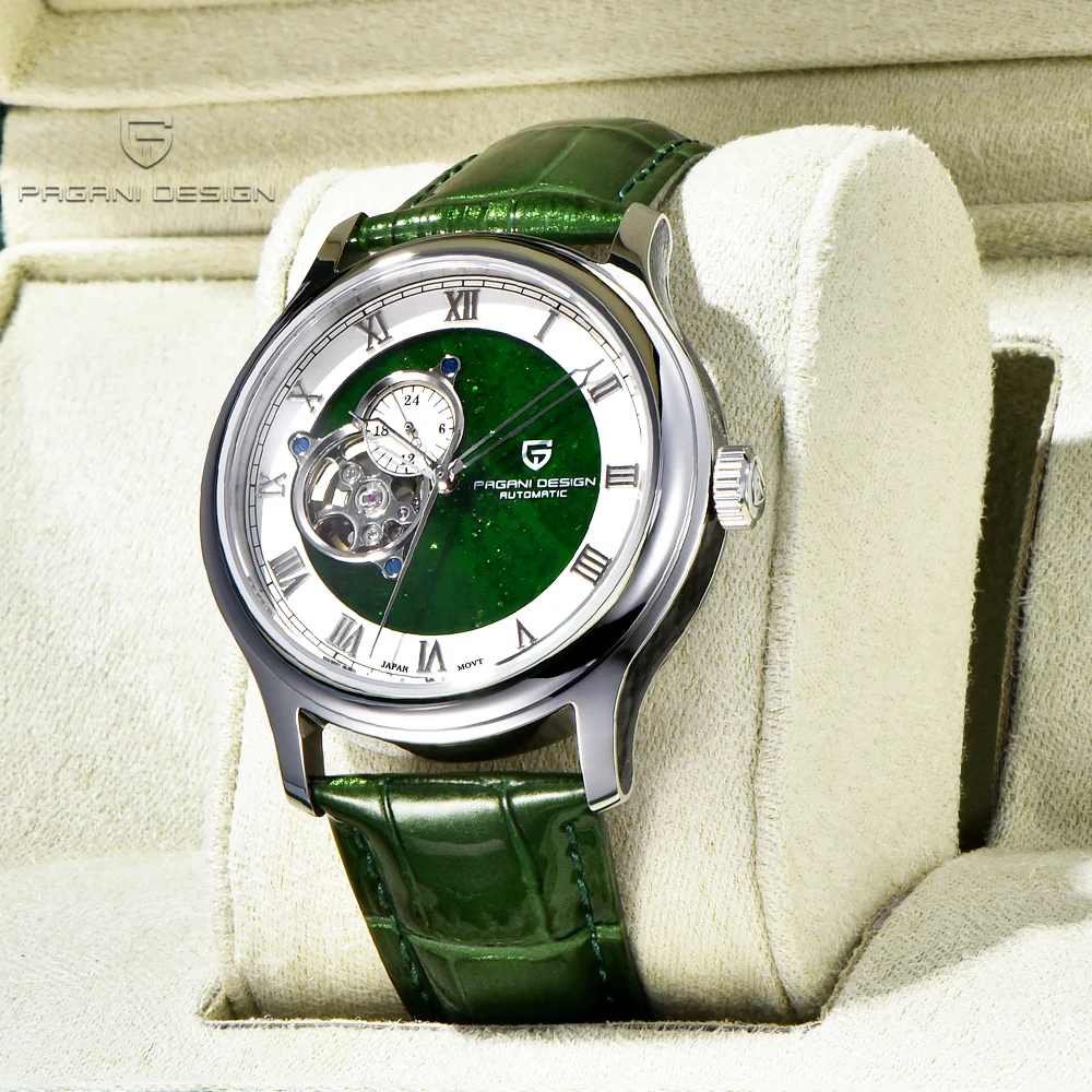 

Новые мужские механические автоматические часы PAGANI DESIGN класса люкс, водонепроницаемость 10 бар, механизм JP NH39, нержавеющая сталь, 41 мм