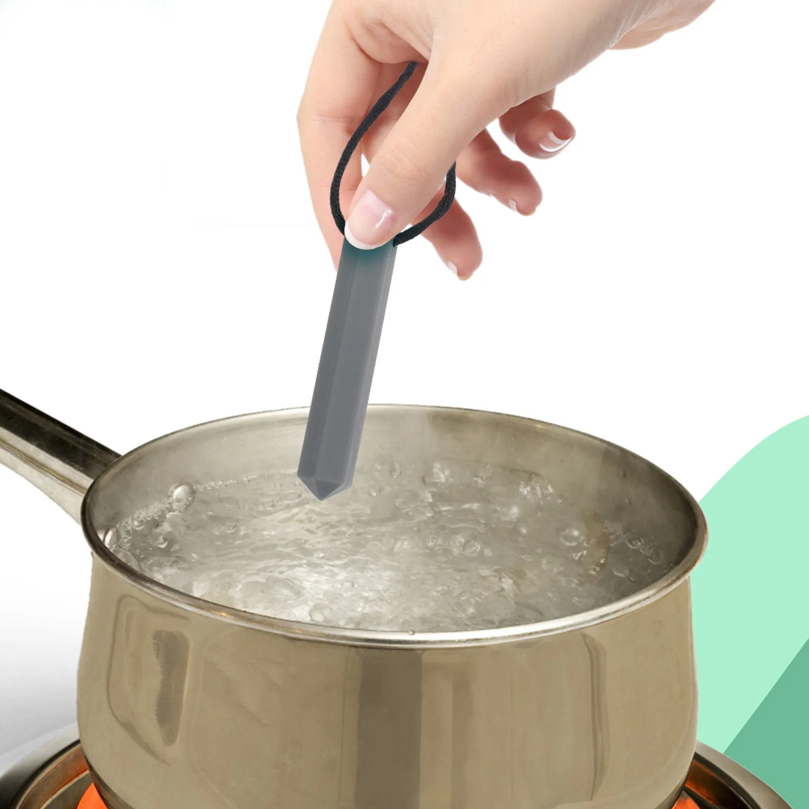 

2Pcs Food Grade Silicone Baby Teether Pendant Chew Necklace for Teething Infants Jaw Lip Tongue Development Small Portable Molar