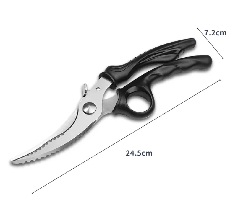 Powerful Chicken Bone Cutter Kitchen Scissors Multi-Functional Stainless Steel Food Cutting Versatile Whol