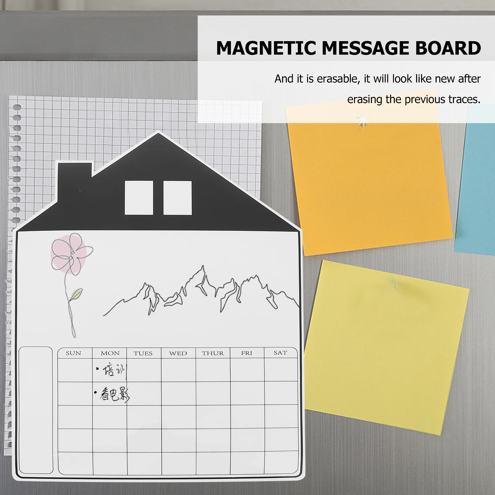 لوحة بيضاء للتخطيط المغناطيسي A3 وتدوم طويلاً للرسم وتشارك اللوحة البيضاء للتخطيط المغناطيسي #4