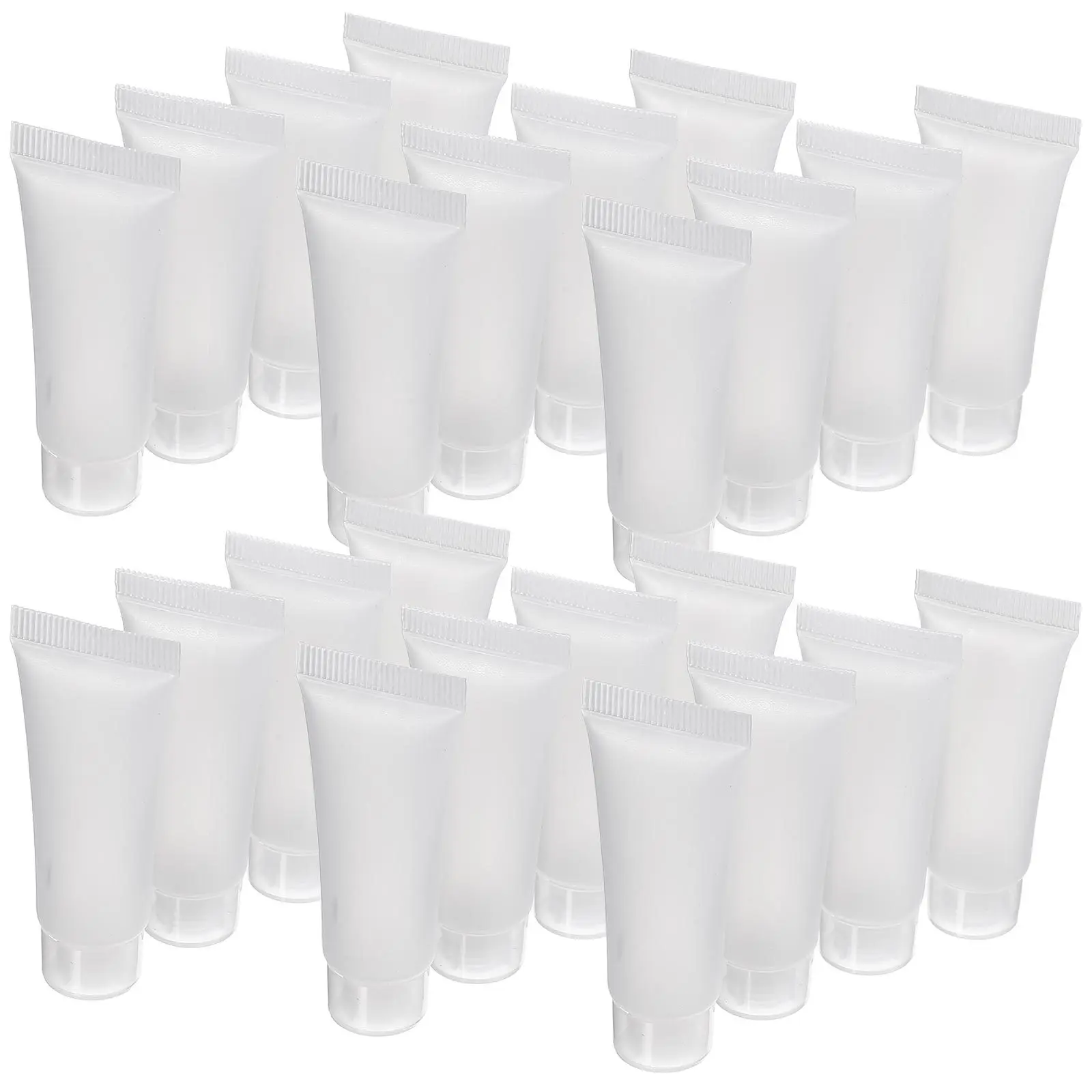 50Pcs 10Ml Reusable Leak-Proof Bottles for Travel Skincare Liquids Shampoo Conditioner Facial Toner Body Wash Lightweight