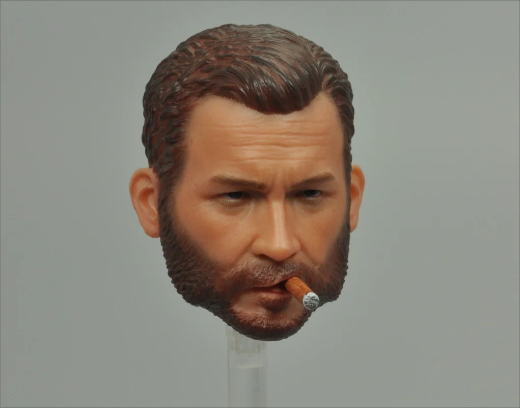 FLAGSET 1/6 Scale FS 73031 Soldier Head Sculpt &cigar Model for 12''Action Figure