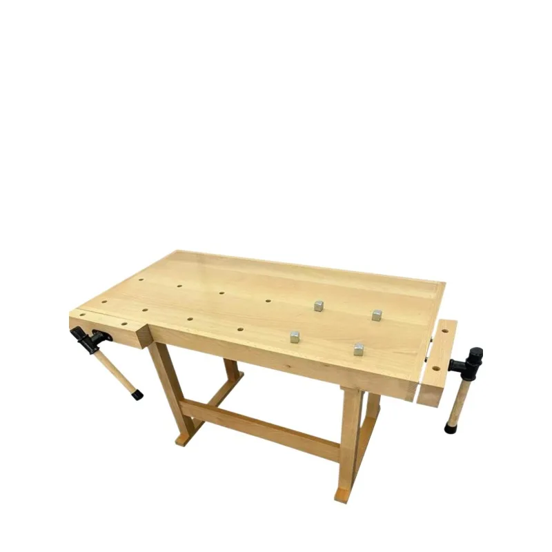 Rubber wood children's woodworking table, primary school students' operating table for manual learning