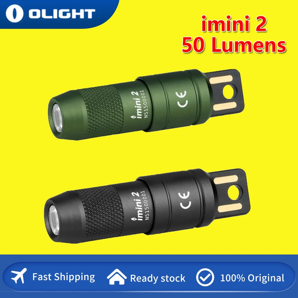 Olight imini 2 led Mini Flashlight Rechargeable 50 Lumens Battery Included