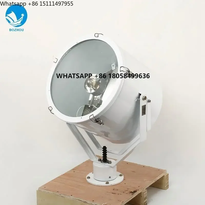 220v 2000w GY16 TG28-B Stainless Steel Waterproof Tungsten Halogen Lighting Marine Searchlight for Boat