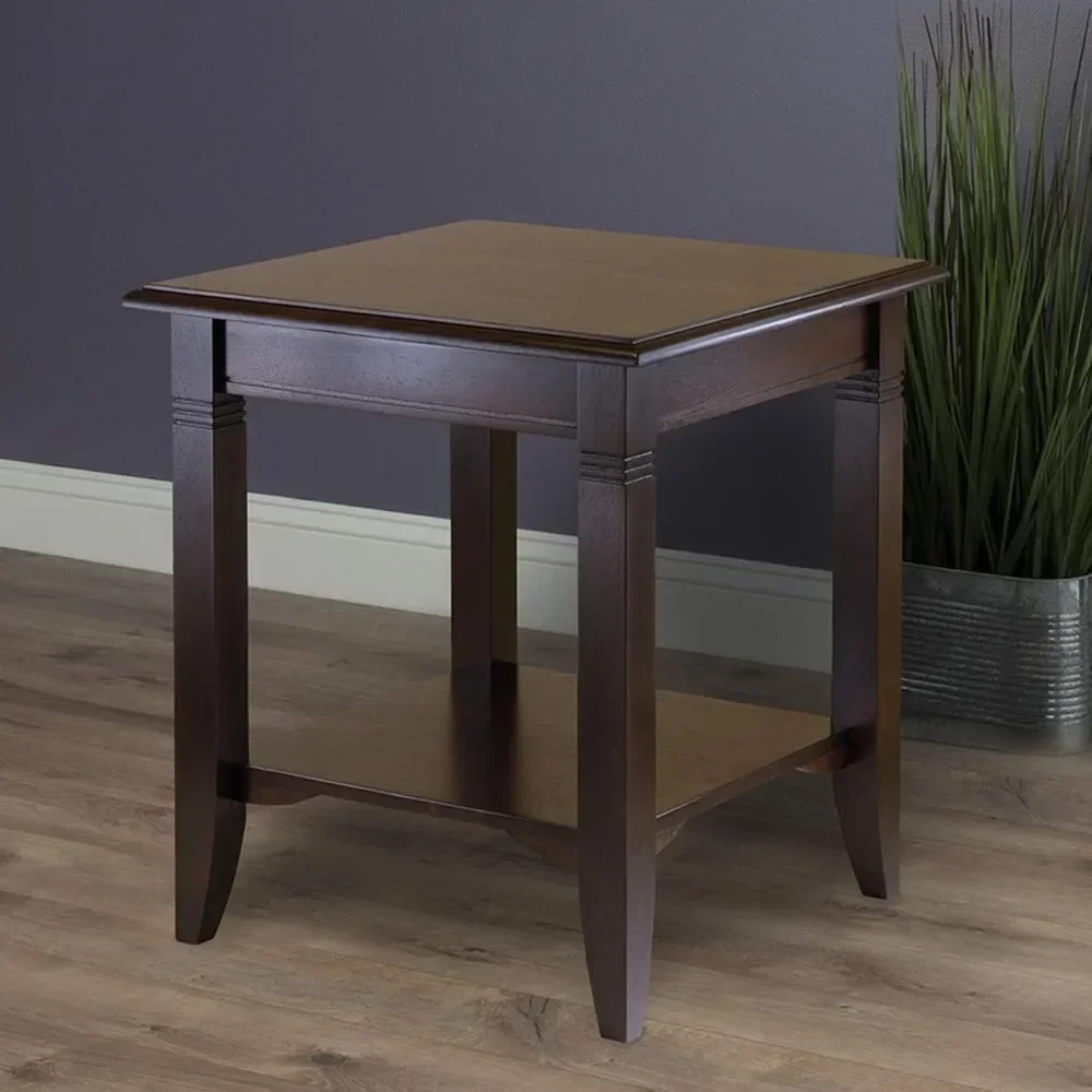 

Coffee table Wood Nolan lounge table, cappuccino 20.00 x 20.00 x 21.97 inches