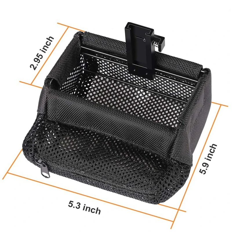 Hunting Bullet Shell Bag Gear Ammo Brass Shell Catcher Mesh Trap Nylon Mesh Bag Capture Black Collection Bag Ammo Bag