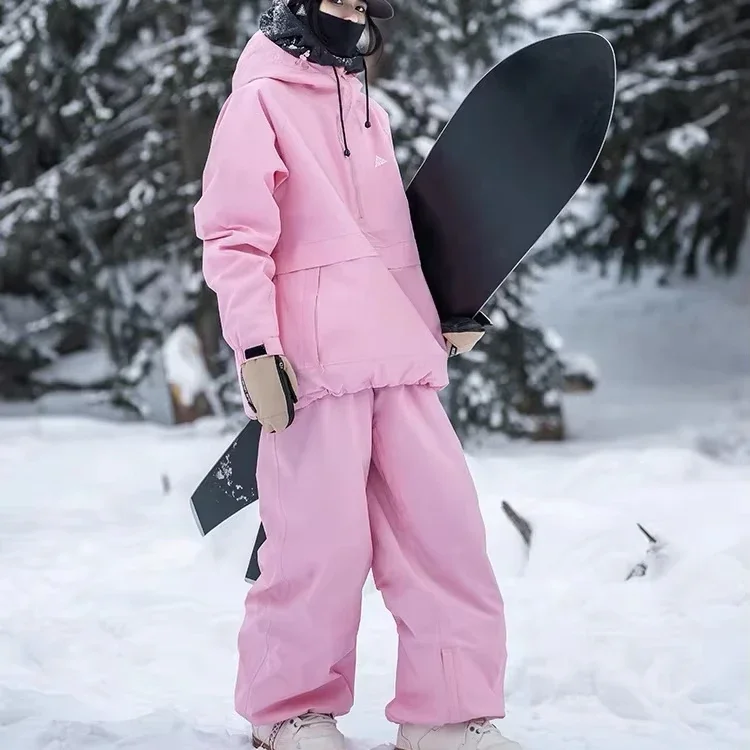 OEM Custom Women Snow Suit  Coveralls Snowsuit Skiing Outdoor Snow Sports for Women Popular Colorful Skis Suit