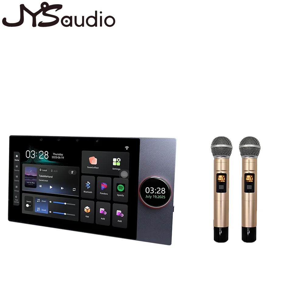 New Tuya 10inch IPS touch screen amplifier, smart home control display panel supporting Android 11 system,suitable for lobby use