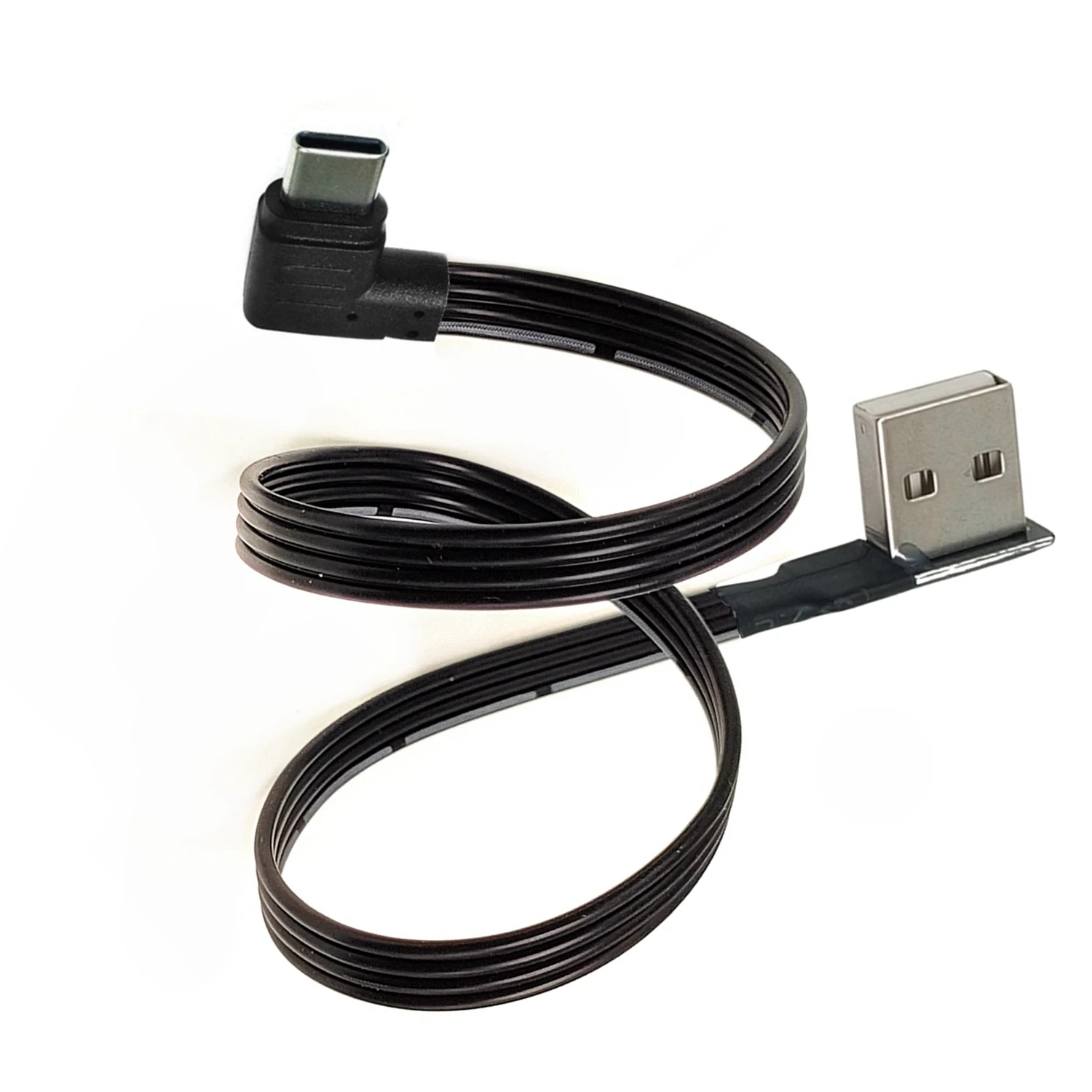 0.1-0.5m usb ultra curto adequado para projeção de tela de caixa de carro es cabo de dados de curvatura ultra plana pode ocultar cabo piay de carro