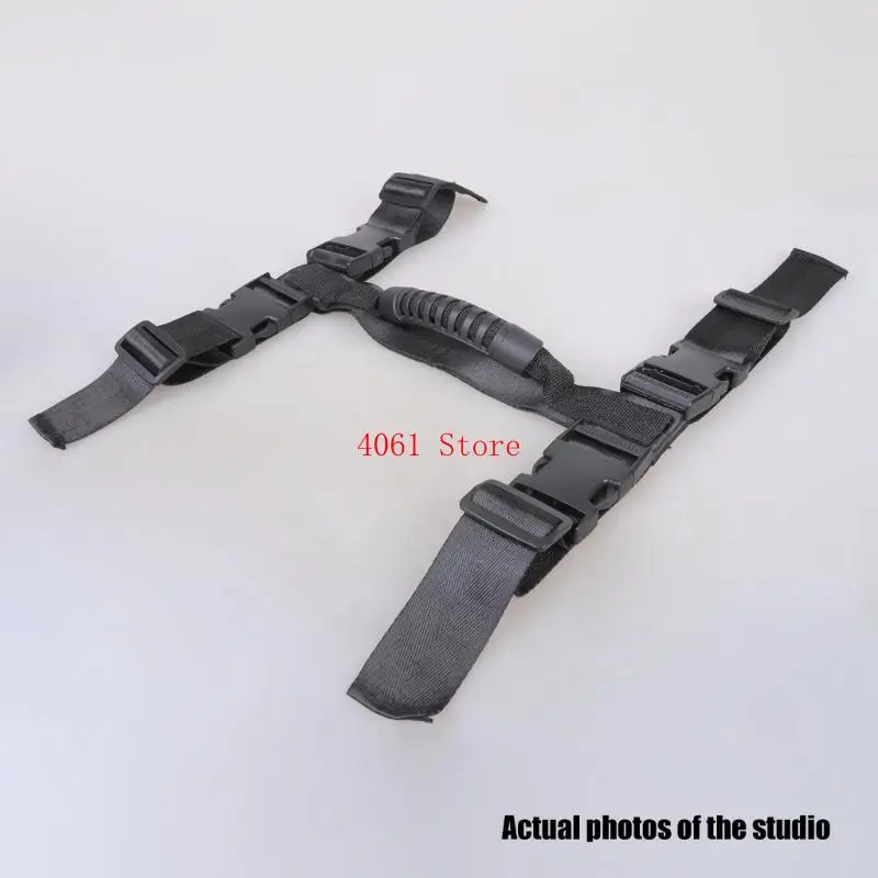 مقبض حزام حمل صندوق قابل للفصل ومقبض حزام جلد للعلبة العلوية للصندوق الجانبي للدراجة النارية #5