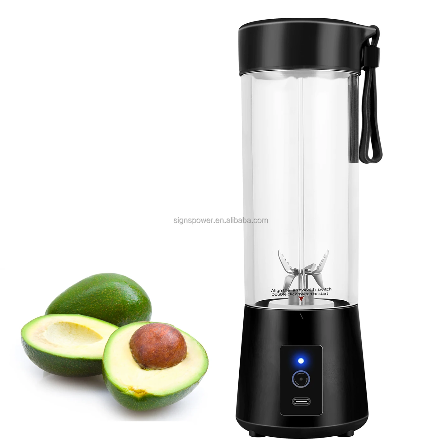 

Custom Logo Kitchen Items 2024 Portable USB Rechargeable juicer portable 400ml