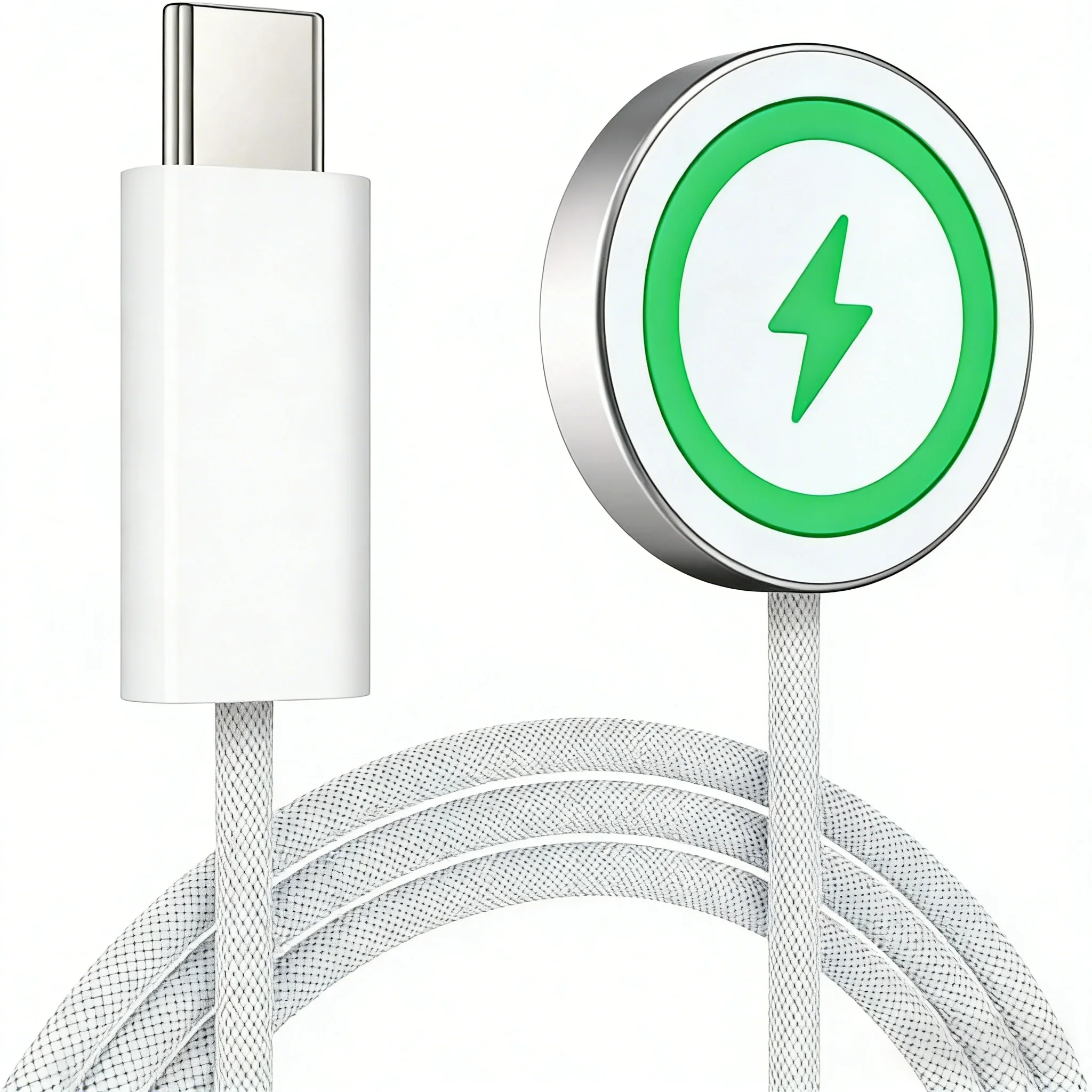Kabel USB C do ładowania kompatybilny z Apple Watch, magnetyczny kabel do ładowania zegarka kompatybilny z Watch Series 10 9 8 7 6, szybkie ładowanie — zdjęcie produktu 7