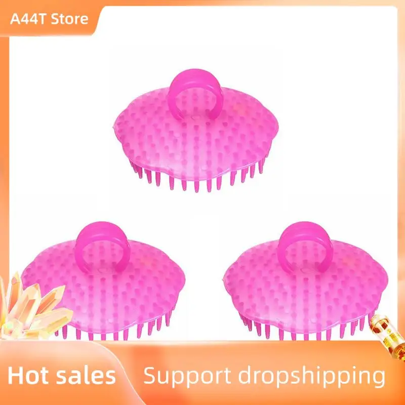

A44T 3X Shampoo Washing Hair Massage Brush Massager Comb Scalp Shower Body