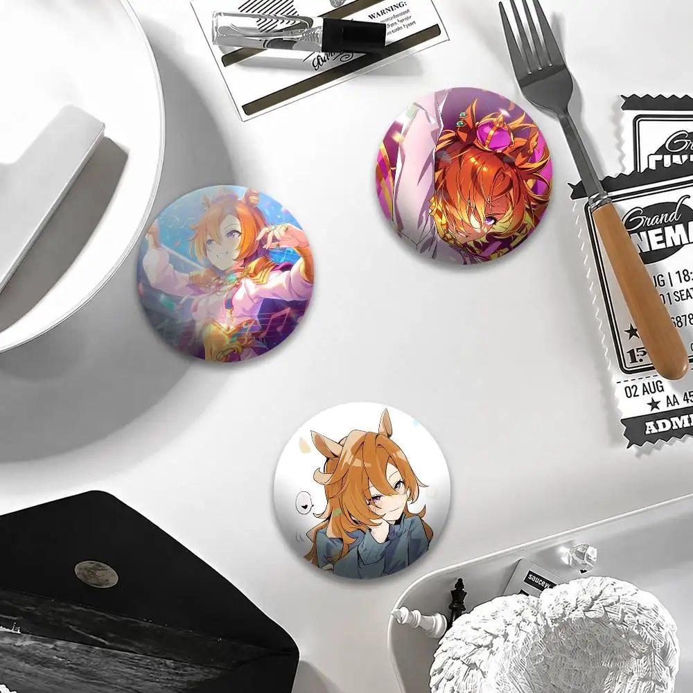 U-Umamusume P-Pretty D-Derby T.M. Opera O Badges Creative Tinplate Button PinsBrooch Badge Clothes Backpack