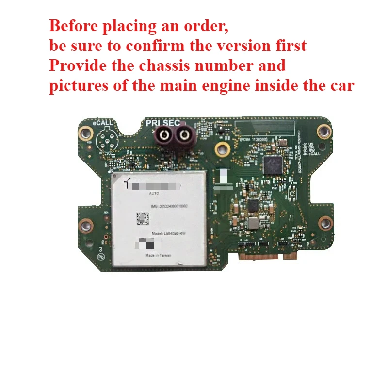 

For Tesla Model3/Y/S/X Wireless Communication Control Module 4G Signal Module Control Board Circuit Board