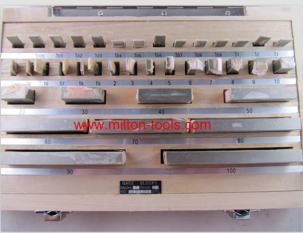 1-100mm Block Gauge Set 38Pcs/Set 0 Grade gage Caliper Inspection Measuring Tools block gauge