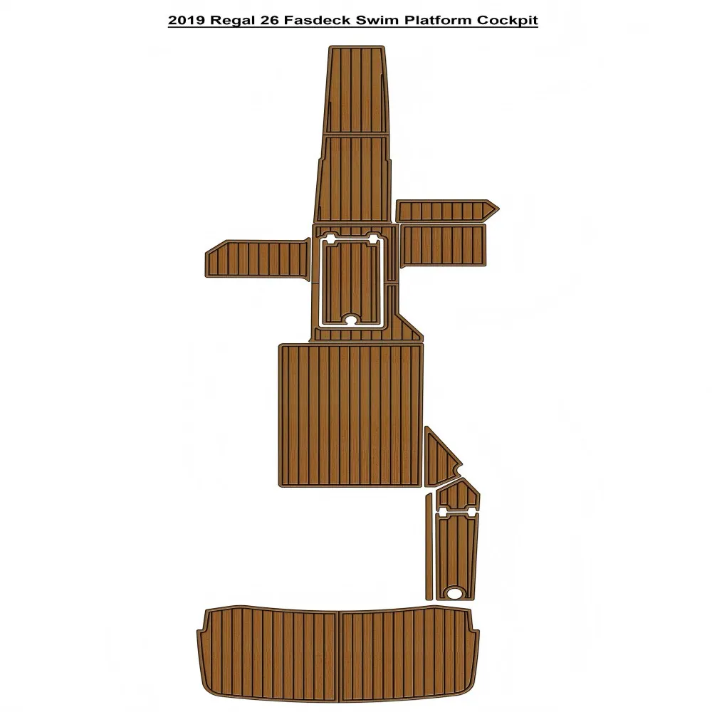 

2019 Re-gal 26 Fasdeck Swim Platform Cockpit Boat EVA Foam Teak Floor Pad SeaDek MarineMat Style Self Adhesive