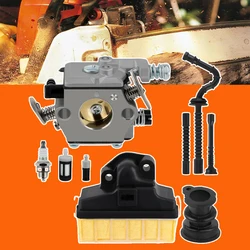 Carburetor for Stihl MS210 MS230 MS250 021 023 025 Chainsaw Carb Replace Walbro WT286 Carburetor with 1123 160 1650 Air Filter