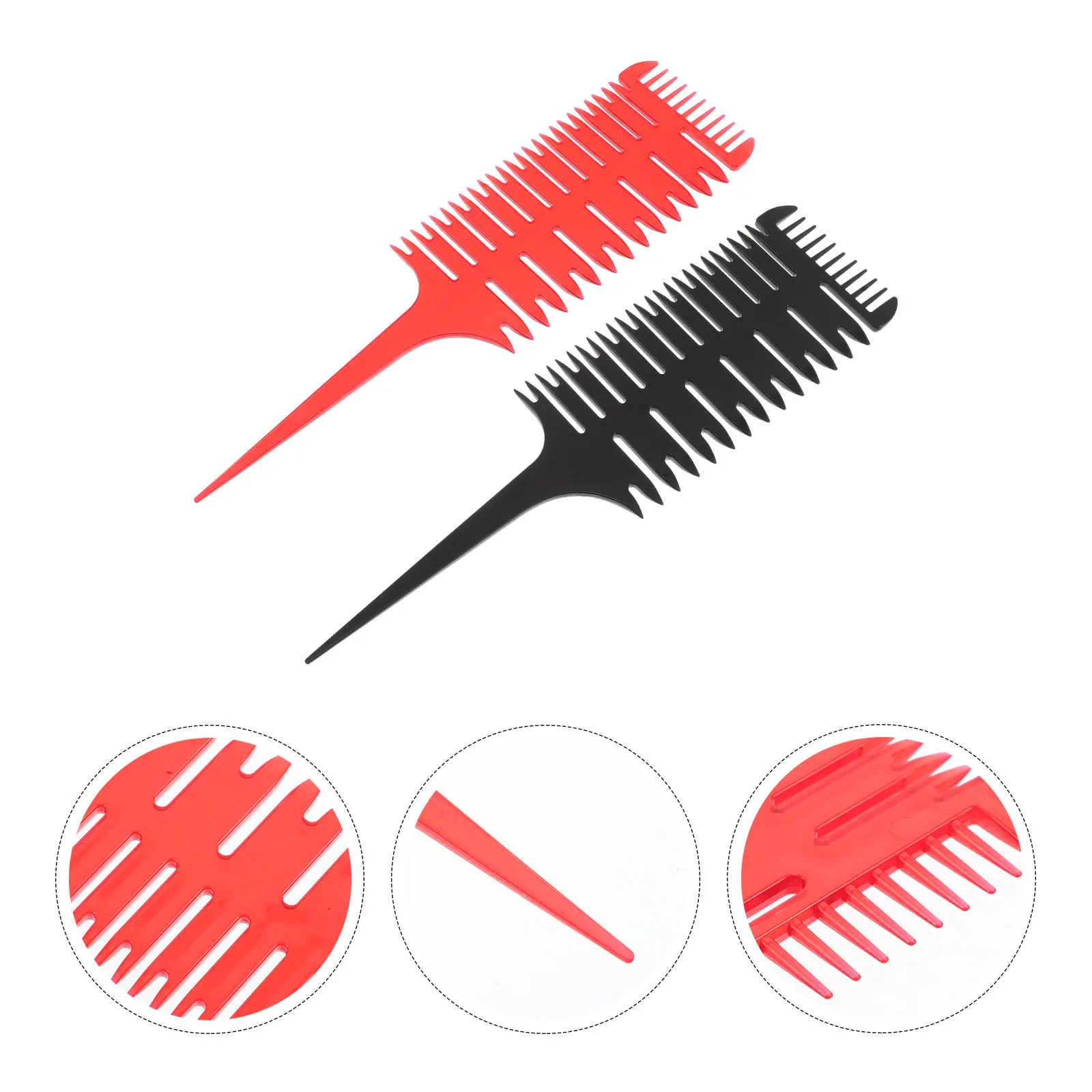 

Artistic Styling Comb Combs for Women Hair Hairdressing Tool Plastic Color Highlighting