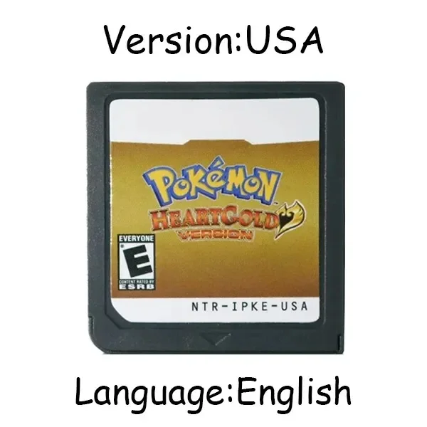 Pokemon Series DS Game Cartridge Video Game Console Card HeartGold SoulSilver Diamond Platinum Pearl Meertalig voor NDS 3DS