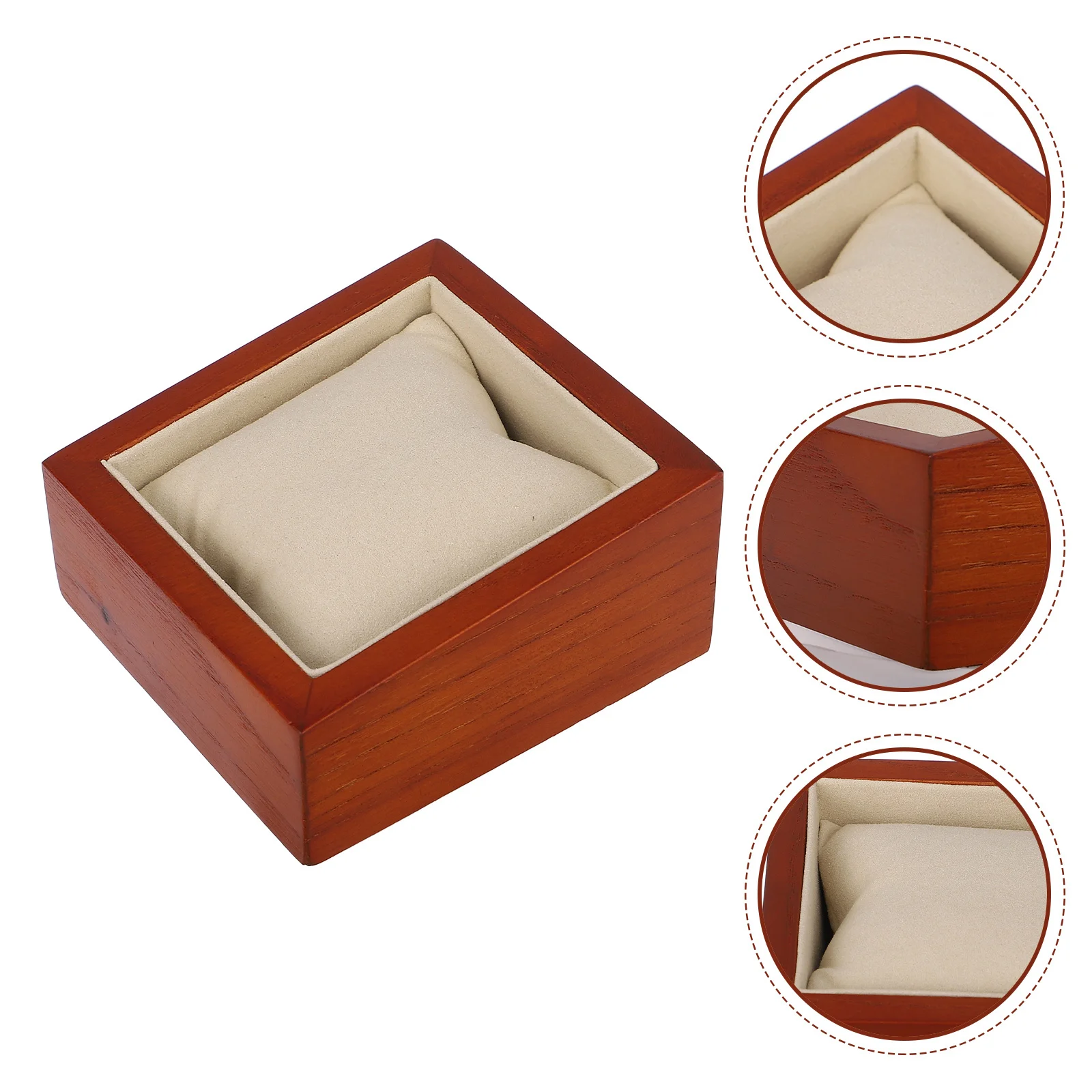 Wooden Watch Box Watch Display Case Jewelry Storage Container Bracelet Display Box Professional Protection Gift for Any Occasion
